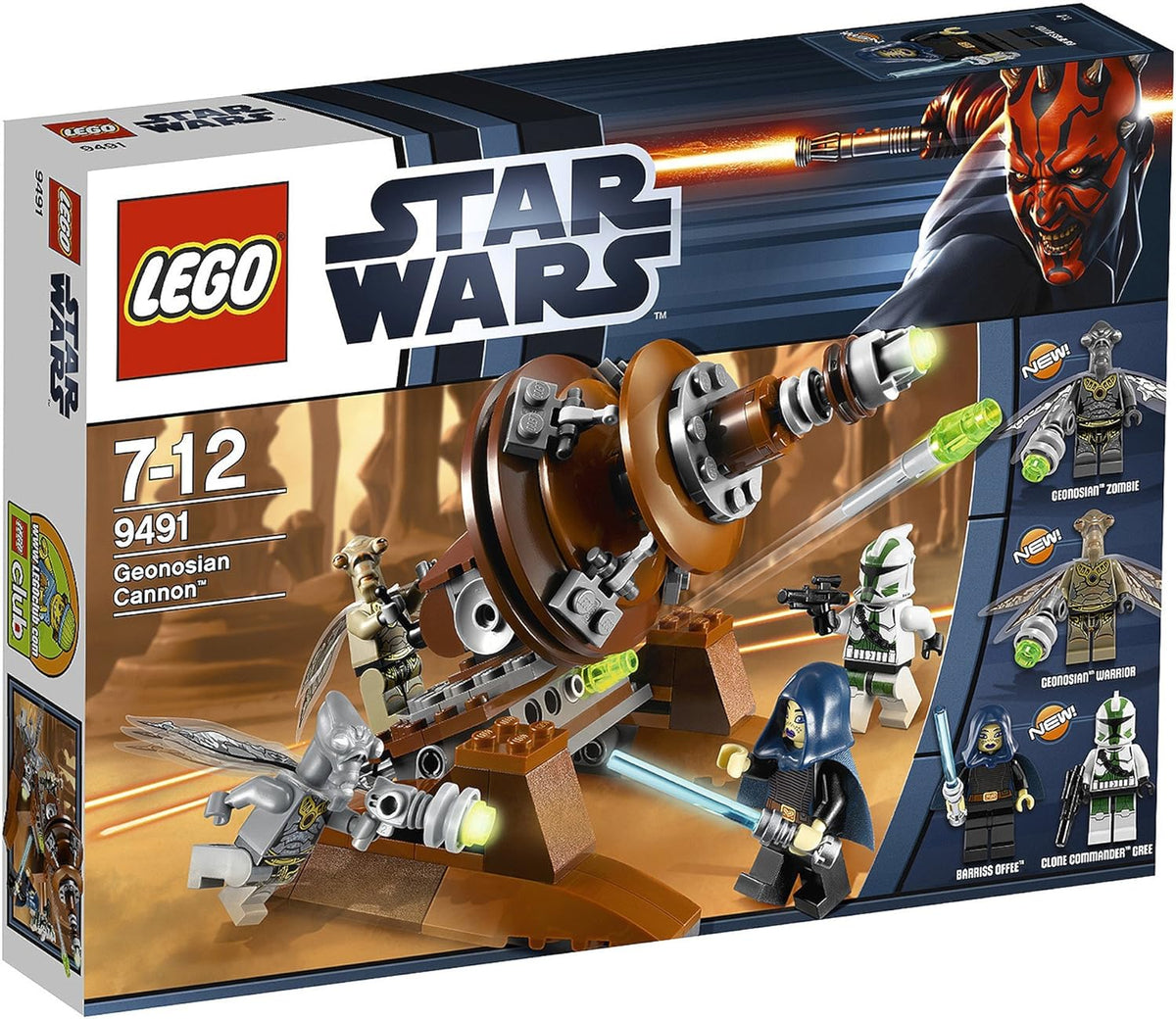 LEGO Star Wars 9491 Geonosian Cannon product image 1, provided for visual reference and product detail review