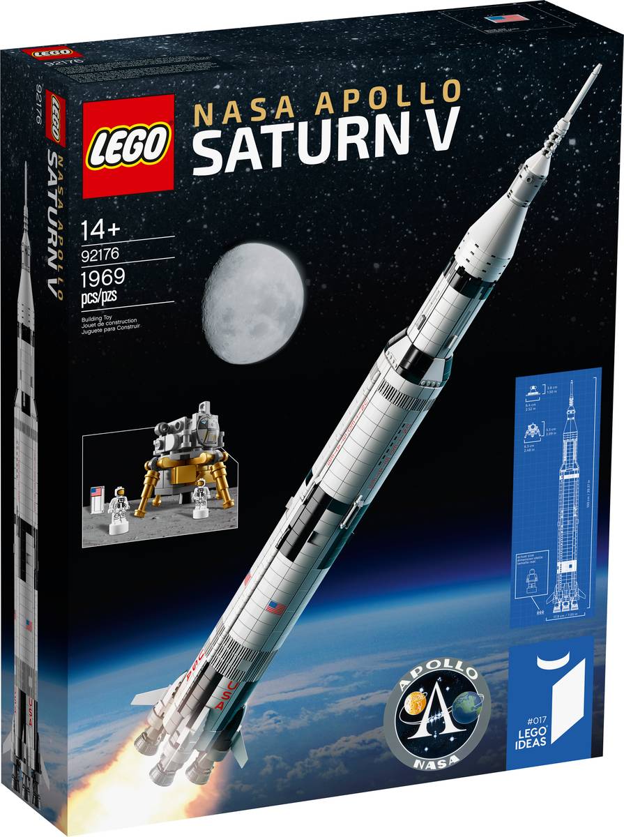 LEGO Ideas 92176 Nasa Apollo Saturn V product image 1, provided for visual reference and product detail review