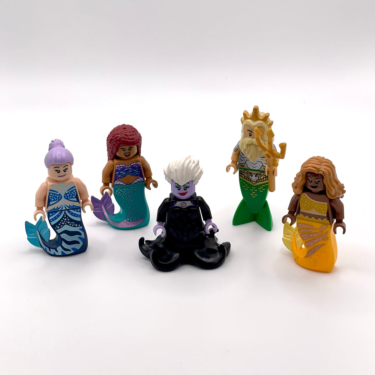 Mermaids Minifigure Set (From Disney The Little Mermaid Royal Clamshell/43225) product image 1, provided for visual