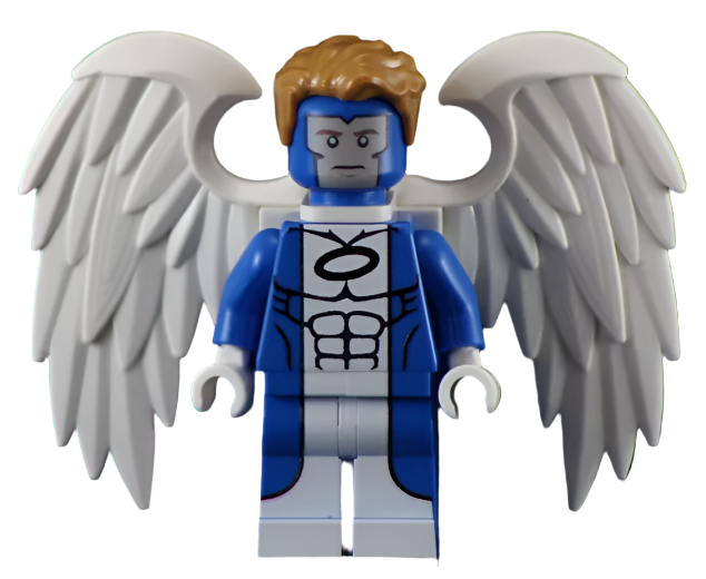 Angelic Man V2 - BigKidBrix Custom Printed Minifig product image 1, provided for visual reference and product detail review