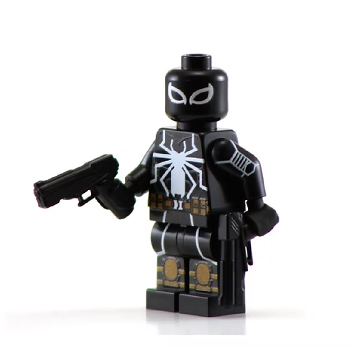 Agent Toxin - BigKidBrix Custom Printed Minifig product image 1, provided for visual reference and product detail review