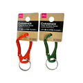 Carabiner Ear Shape with a Ring Hole Matte Color