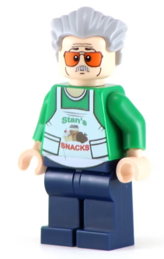 Cameo Stan Snacks - BigKidBrix Custom Printed Minifig product image 1, provided for visual reference and product detail