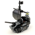 Black Ship (Pearl) with Jack Sparrow Minifigure - B3 Customs product image 1, provided for visual reference and product