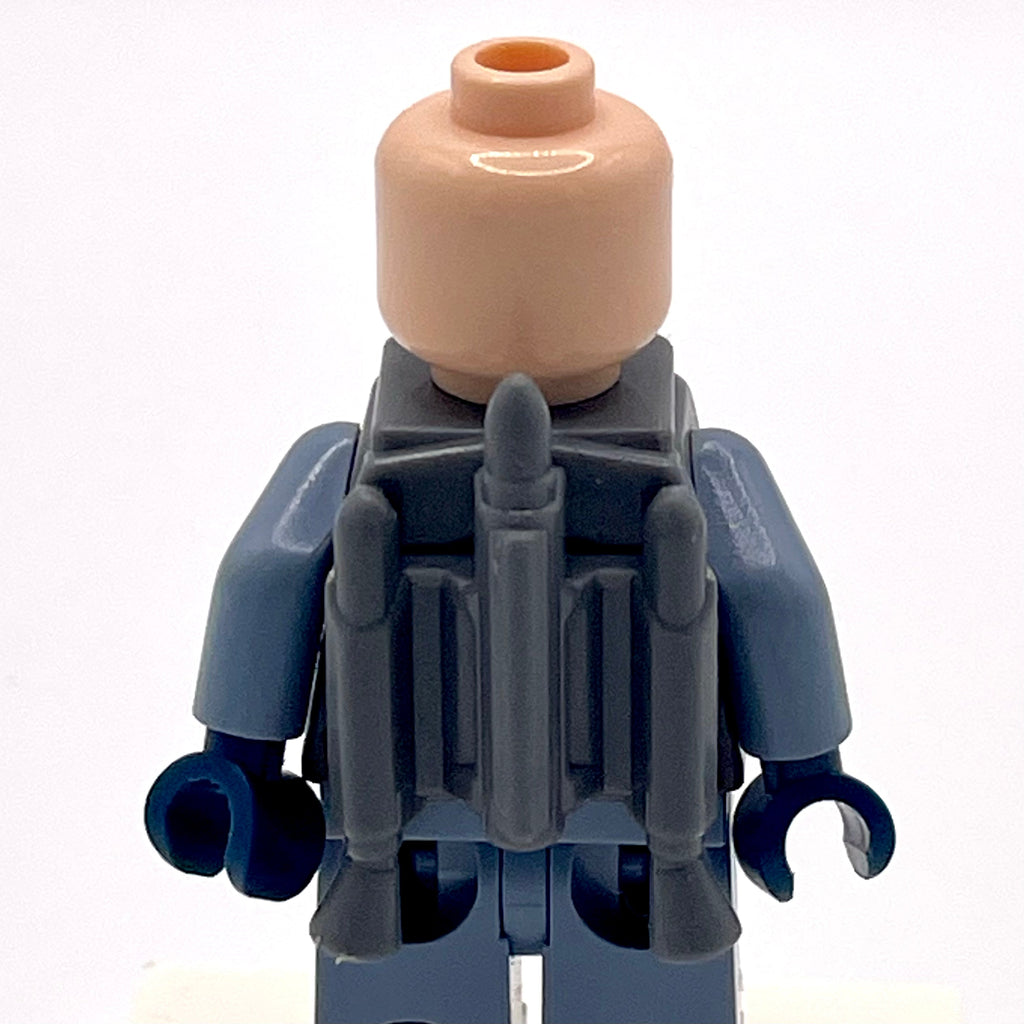 Jango Fett - Light Nougat Head, Smile (DARK GREY JETPACK)(Some Torso Wear) product image 4, provided for visual reference
