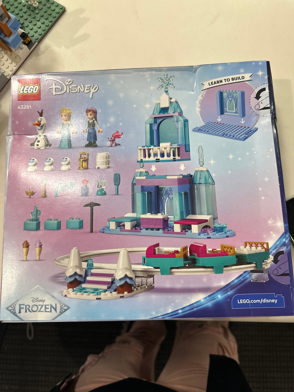 LEGO Disney 43281 Frozen Elsa's Ice Castle & Snow Ride Adventure product image 3, provided for visual reference and product