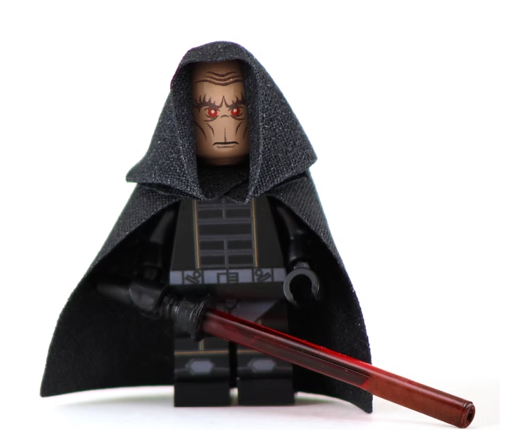 Dark Plagueis - BigKidBrix Custom Printed Minifig product image 1, provided for visual reference and product detail review