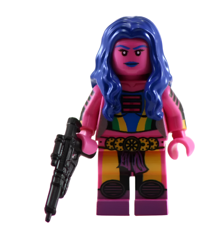 Delia Blu - BigKidBrix Custom Printed Minifig product image 1, provided for visual reference and product detail review