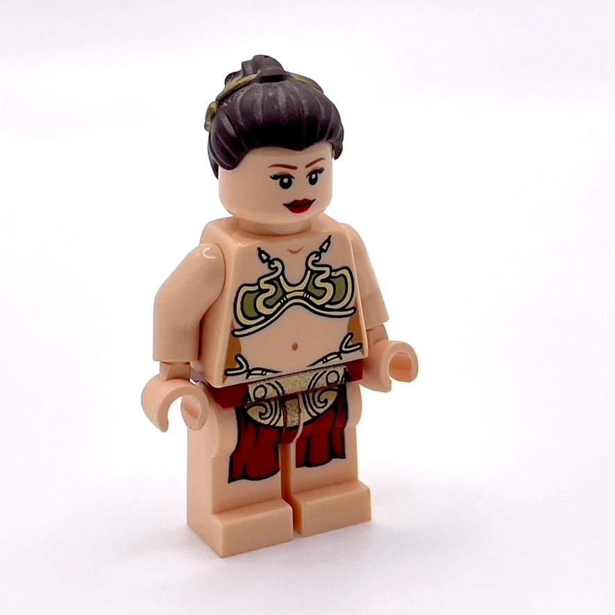 Princess Leia - Jabba Slave Outfit, Dark Brown Long Braid