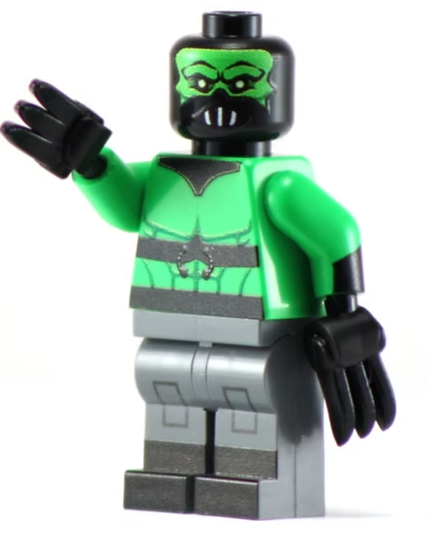 Hazard Material Man - BigKidBrix Custom Printed Minifig product image 1, provided for visual reference and product detail