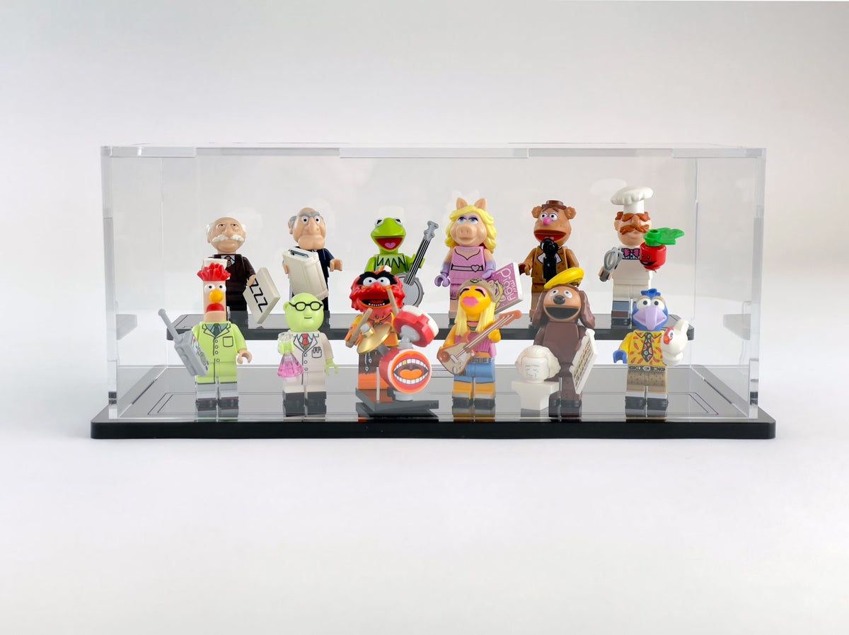 Tricked Out Bricks 12-Figure Display Case product image 1, provided for visual reference and product detail review