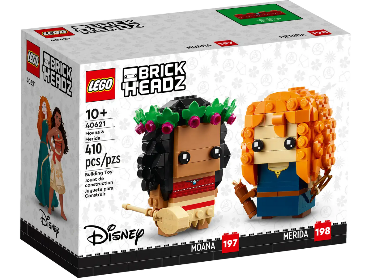 LEGO Brickheadz 40621 Disney Moana & Meridia product image 1, provided for visual reference and product detail review