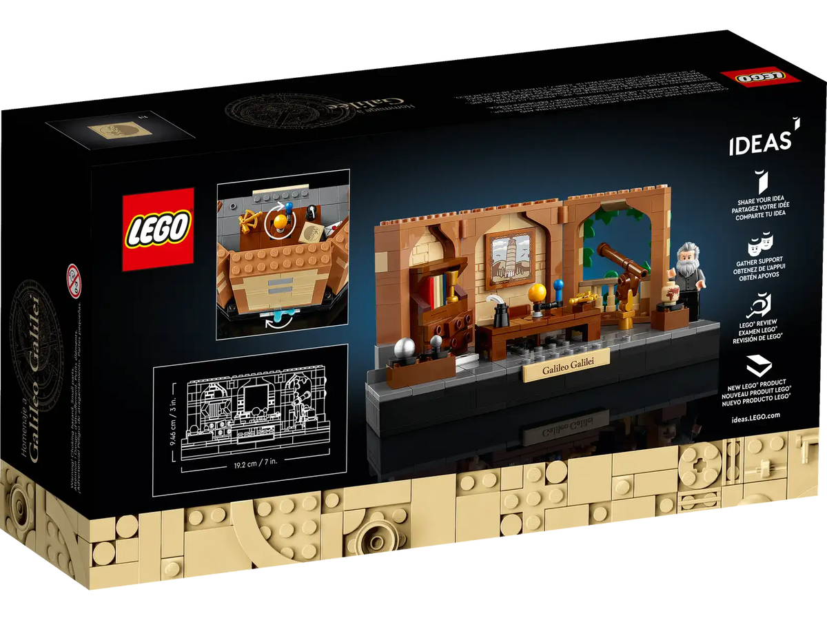 LEGO Ideas 40595 Tribute to Galileo Galilei product image 2, provided for visual reference and product detail review