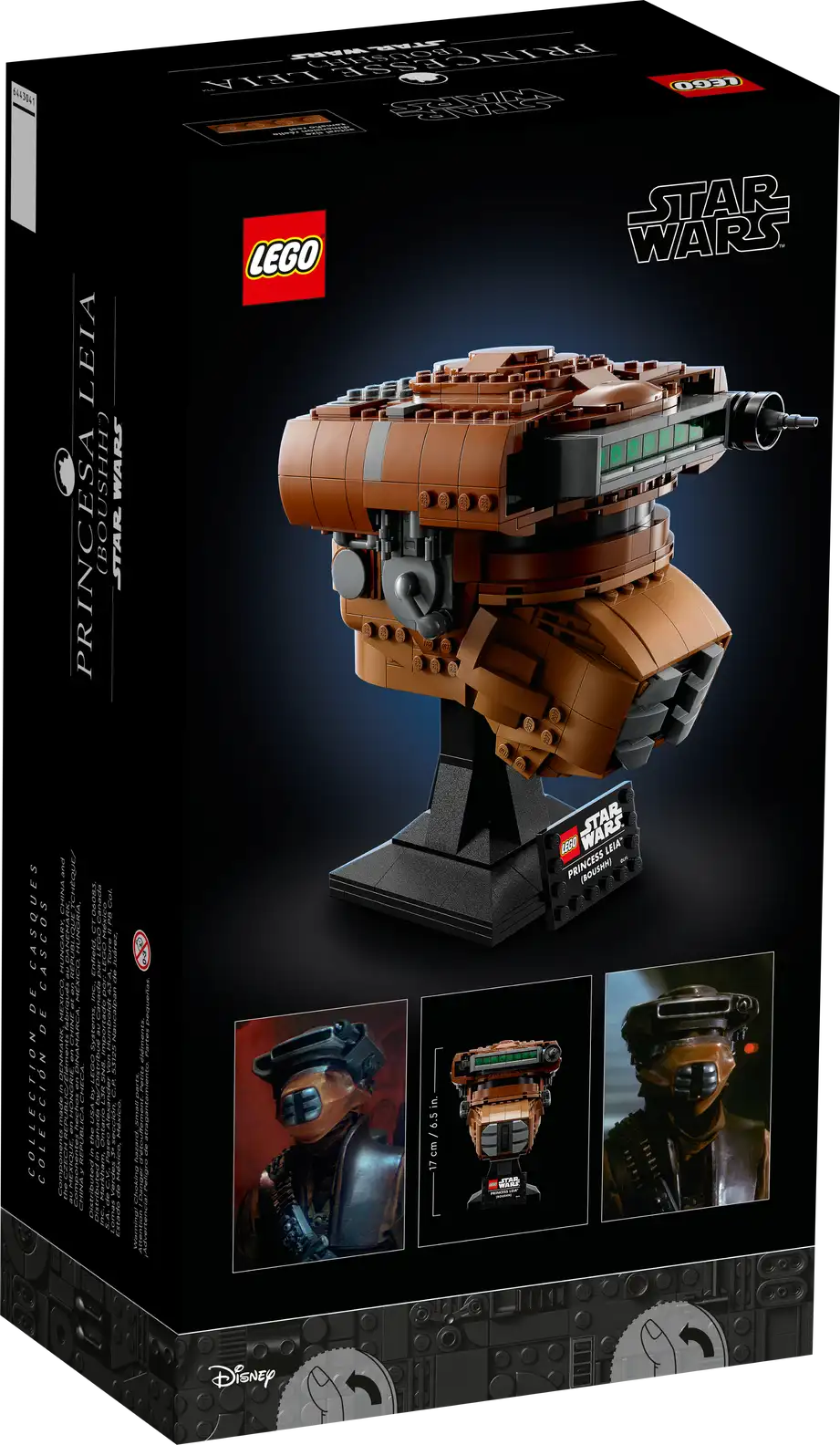 LEGO Star Wars 75351 Princess Leia (Boushh) Helmet product image 2, provided for visual reference and product detail review