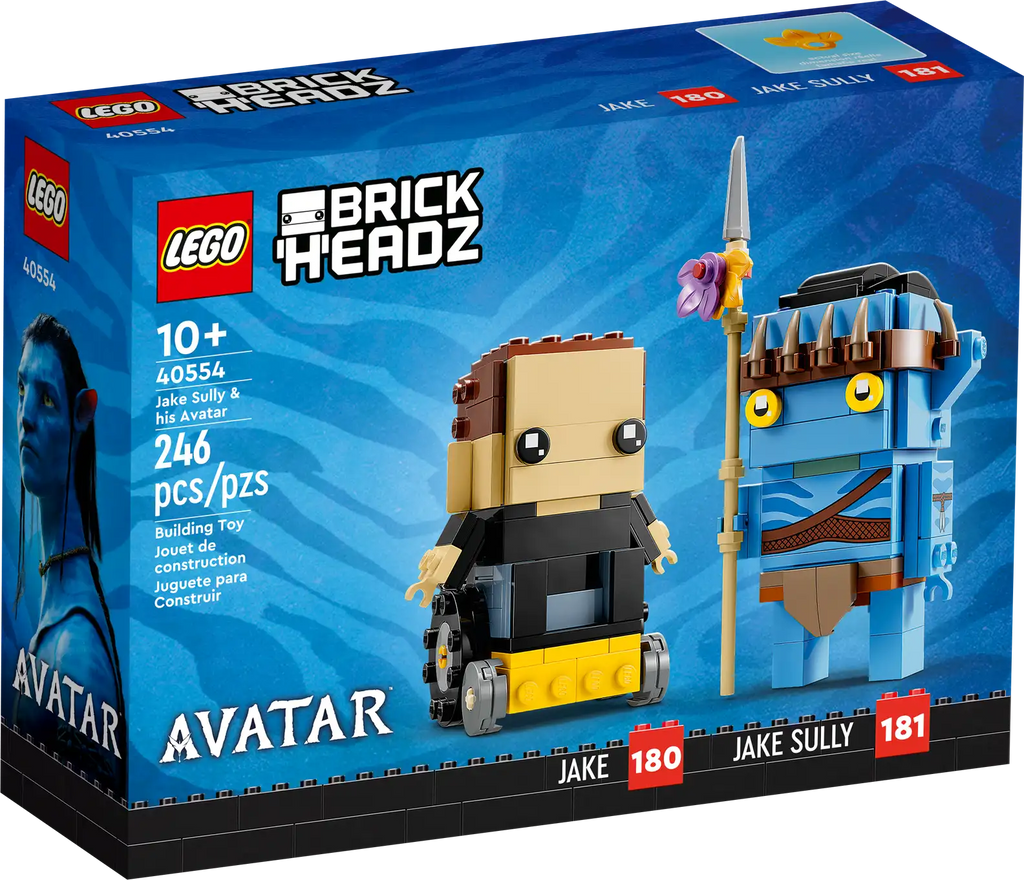 LEGO Brickheadz 40554 Avatar - Jake Sully & his Avatar product image 1, provided for visual reference and product detail