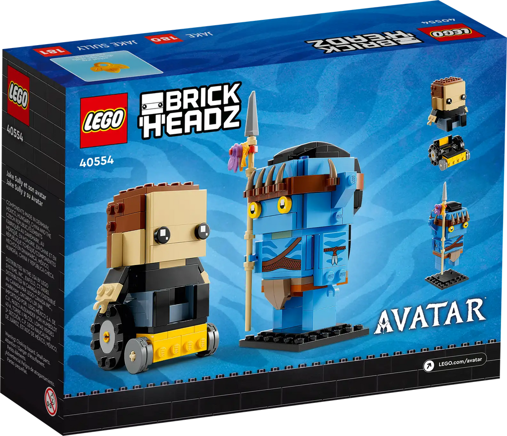 LEGO Brickheadz 40554 Avatar - Jake Sully & his Avatar product image 2, provided for visual reference and product detail