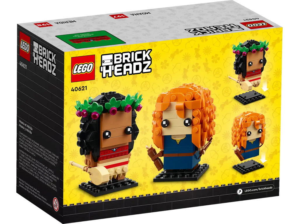LEGO Brickheadz 40621 Disney Moana & Meridia product image 2, provided for visual reference and product detail review