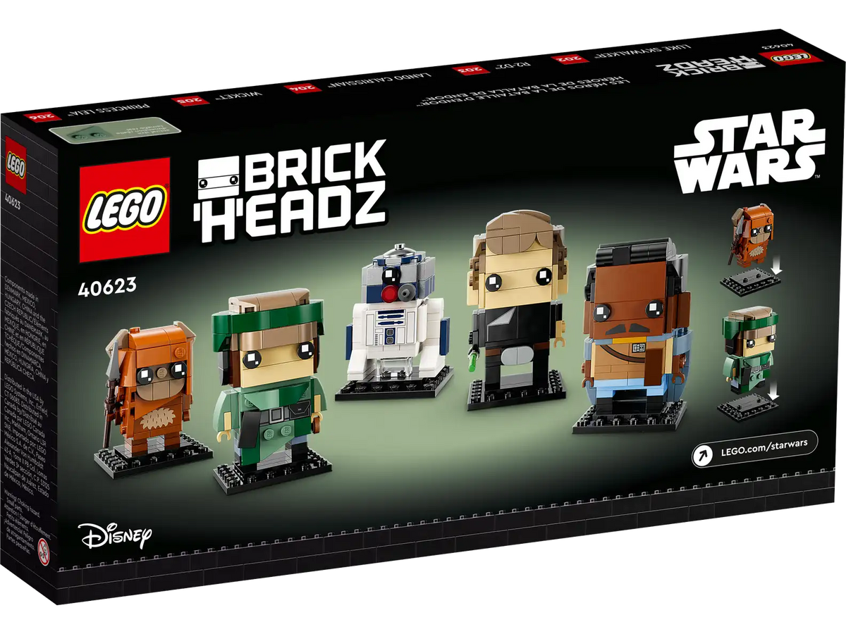 LEGO Brickheadz 40623 Star Wars Battle of Endor Heroes product image 2, provided for visual reference and product detail