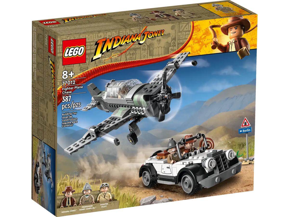 LEGO Indiana Jones 77012 Fighter Plane Chase product image 1, provided for visual reference and product detail review