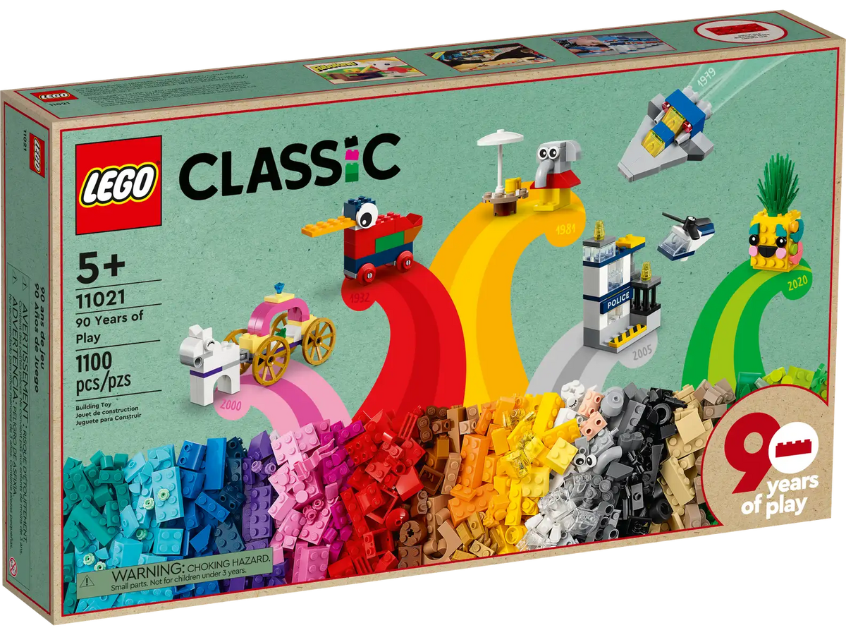 LEGO Classic 11021 90 Years of Play product image 1, provided for visual reference and product detail review