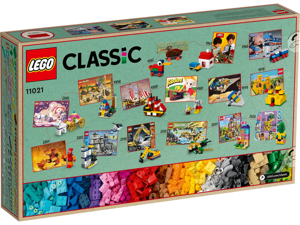 LEGO Classic 11021 90 Years of Play product image 2, provided for visual reference and product detail review