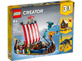 LEGO Creator 3in1 31132 Viking Ship and The Midgard Serpent product image 1, provided for visual reference and product