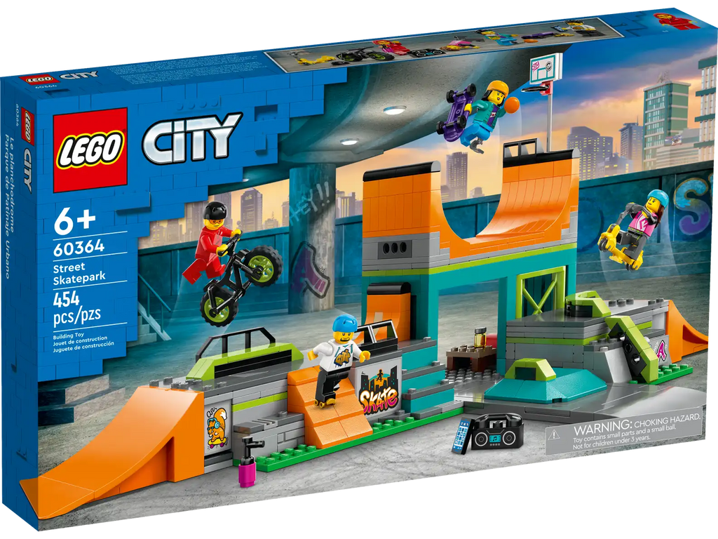 LEGO City 60364 Street Skatepark product image 1, provided for visual reference and product detail review