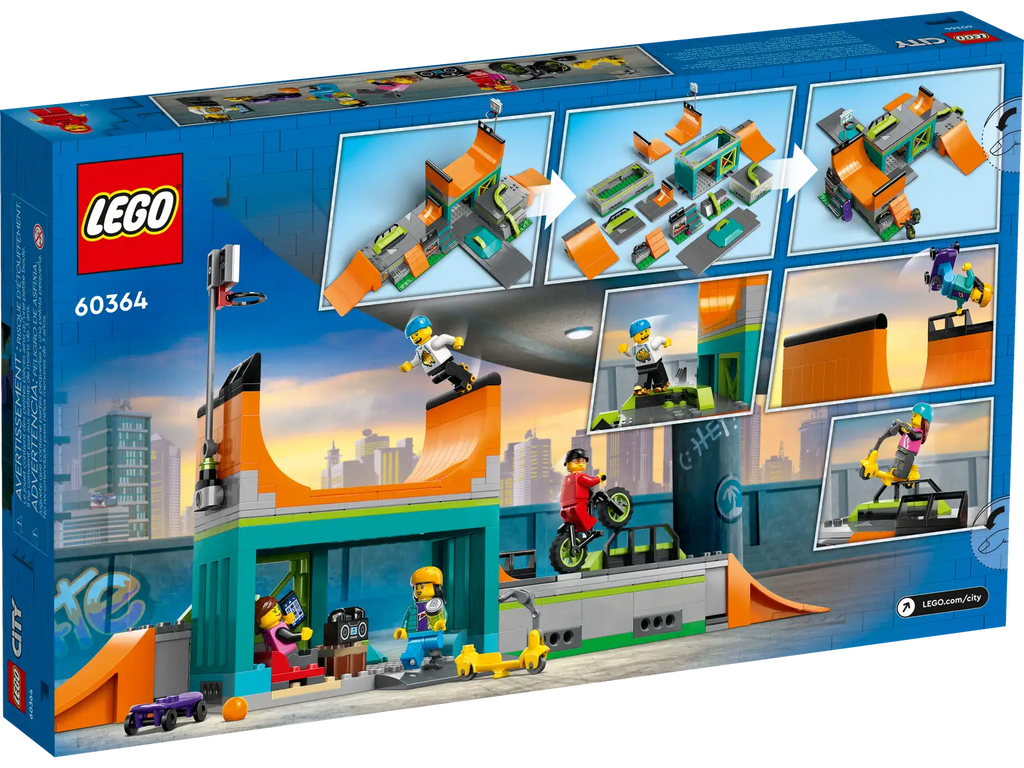LEGO City 60364 Street Skatepark product image 2, provided for visual reference and product detail review