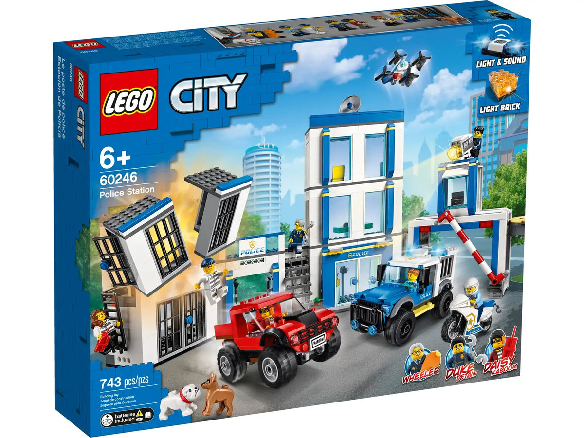 LEGO City 60246 Police Station product image 1, provided for visual reference and product detail review