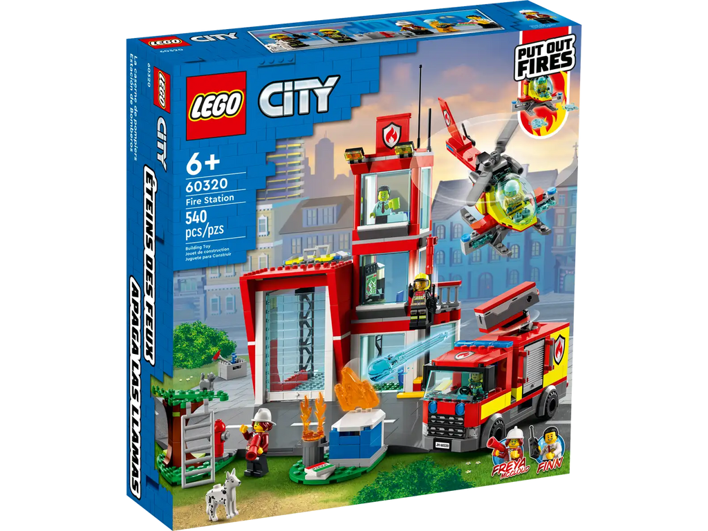 LEGO City 60320 Fire Station product image 1, provided for visual reference and product detail review