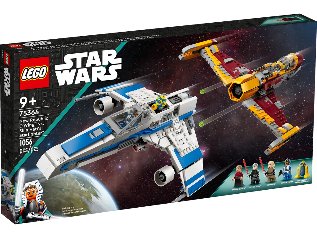 Lego Star Wars 75364 Ahsoka New Republic E-Wing vs. Shin Hati’s Starfighter product image 1, provided for visual reference