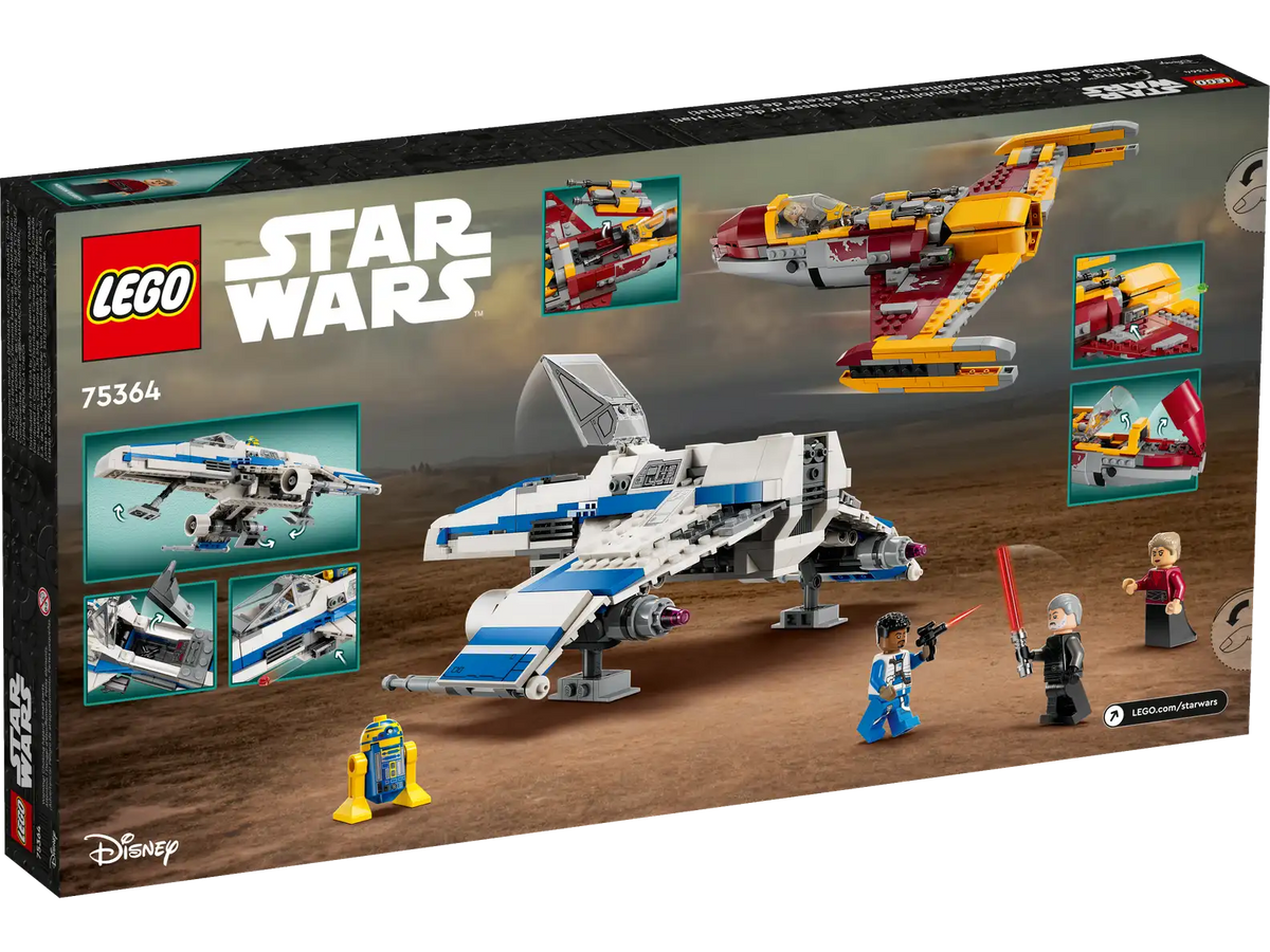 Lego Star Wars 75364 Ahsoka New Republic E-Wing vs. Shin Hati’s Starfighter product image 2, provided for visual reference