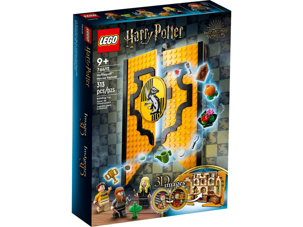 LEGO Harry Potter 76412 Hufflepuff House Banner product image 1, provided for visual reference and product detail review