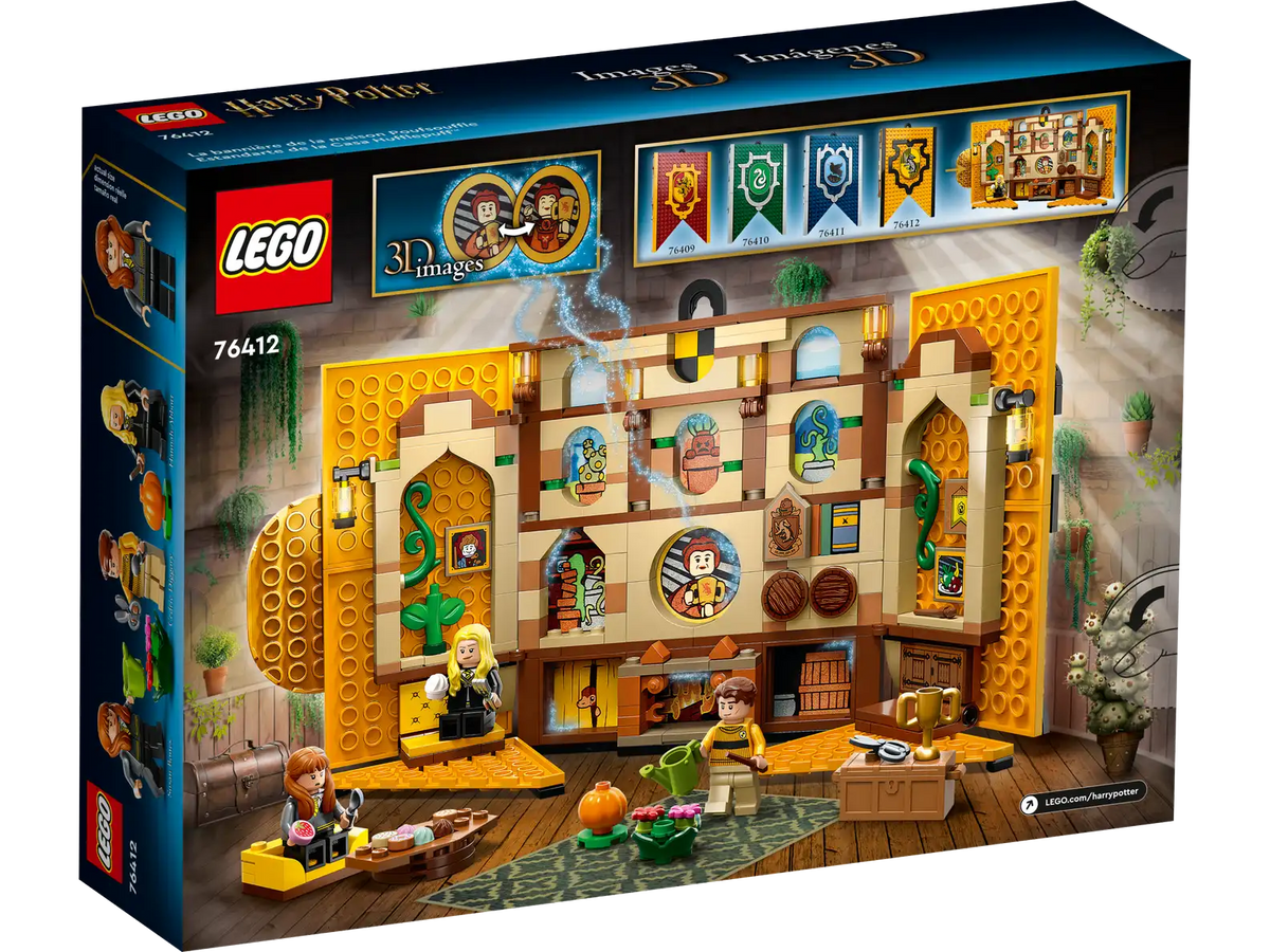 LEGO Harry Potter 76412 Hufflepuff House Banner product image 2, provided for visual reference and product detail review