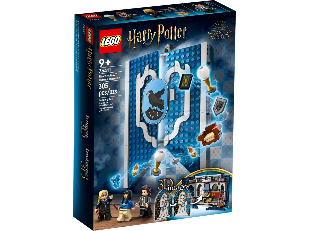 LEGO Harry Potter 76411 Ravenclaw House Banner product image 1, provided for visual reference and product detail review