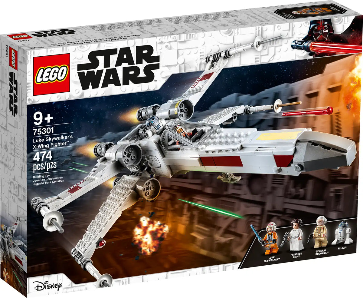LEGO Star Wars 75301 Luke Skywalker's X-Wing Fighter product image 1, provided for visual reference and product detail review