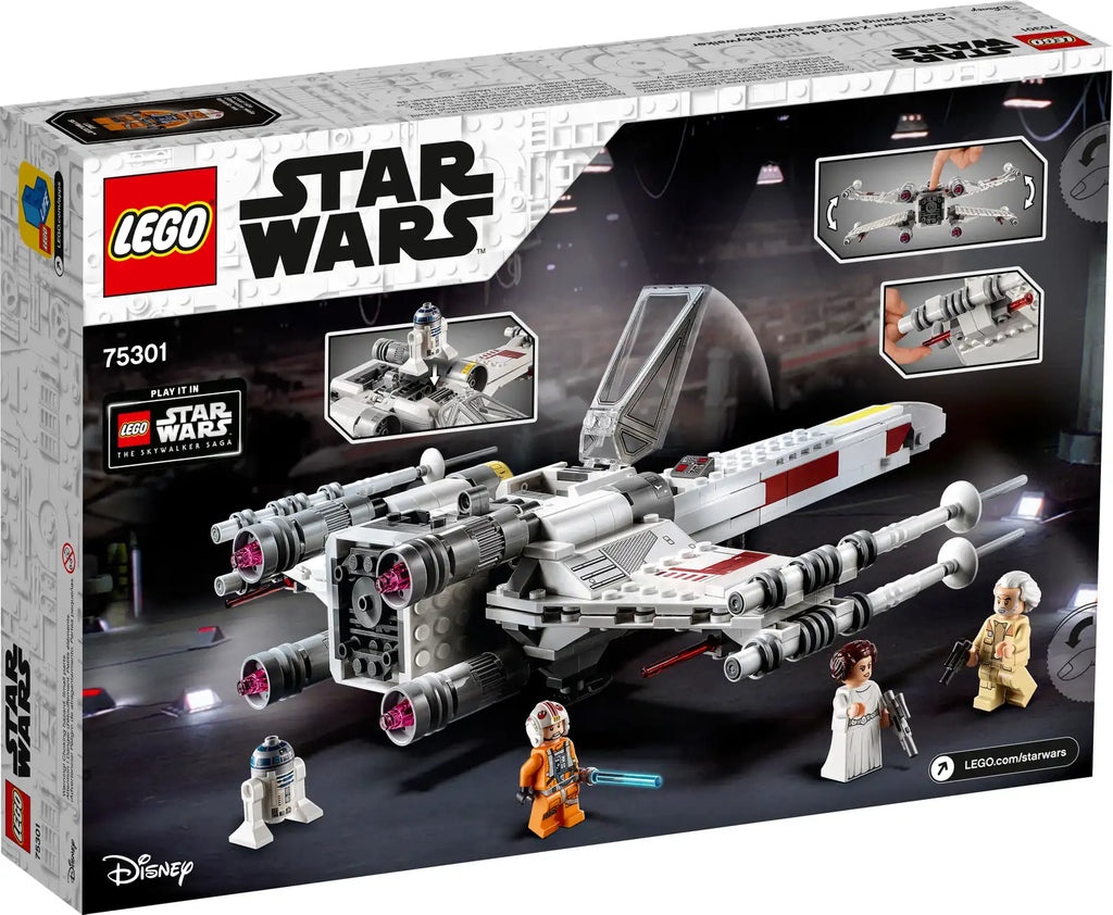 LEGO Star Wars 75301 Luke Skywalker's X-Wing Fighter product image 2, provided for visual reference and product detail review