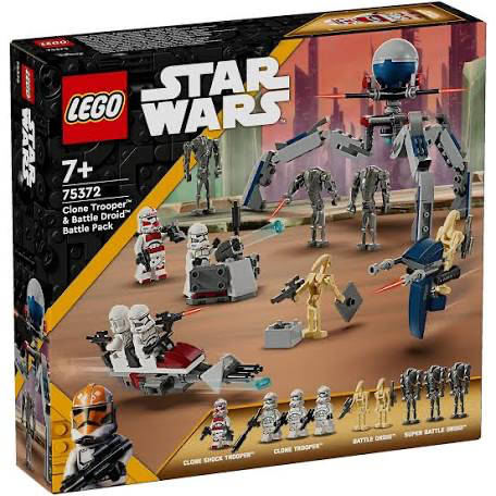 LEGO Star Wars 75372 Clone Trooper & Battle Droid Battle Pack product image 1, provided for visual reference and product