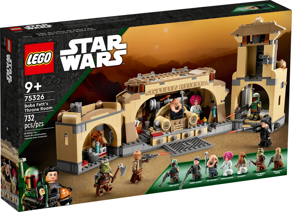 LEGO Star Wars 75326 Boba Fett’s Throne Room product image 1, provided for visual reference and product detail review