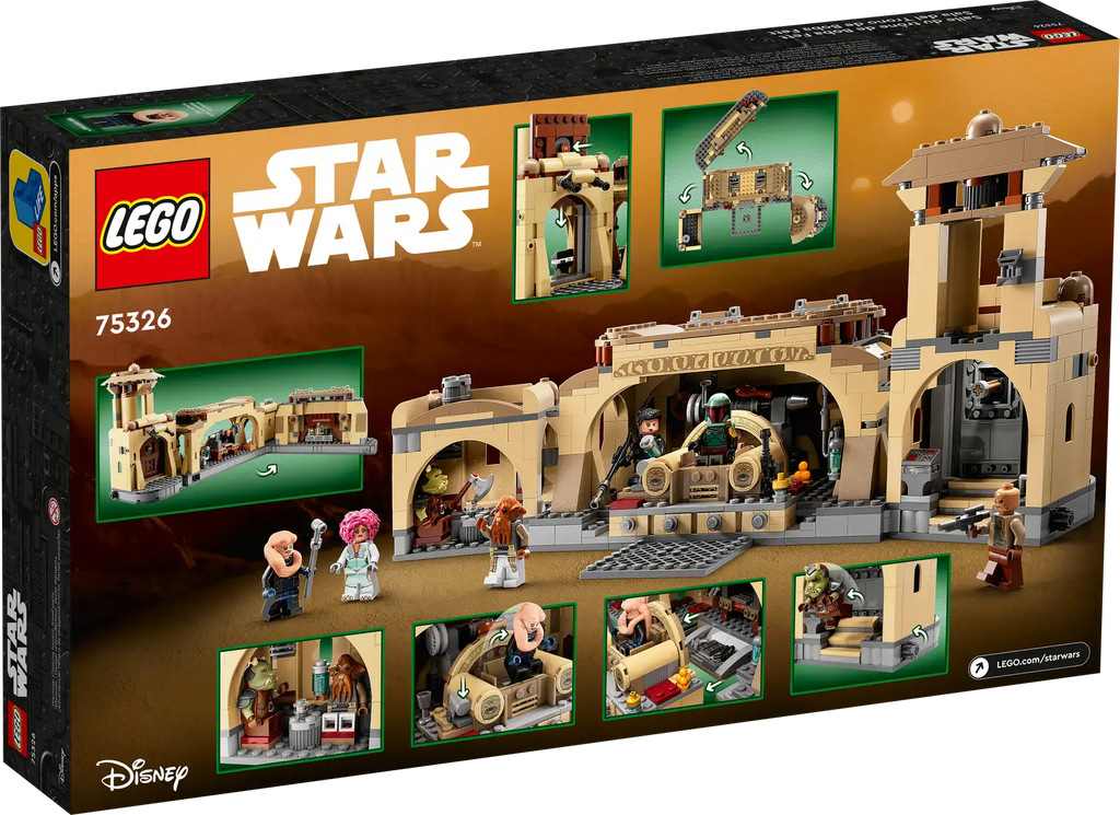LEGO Star Wars 75326 Boba Fett’s Throne Room product image 2, provided for visual reference and product detail review