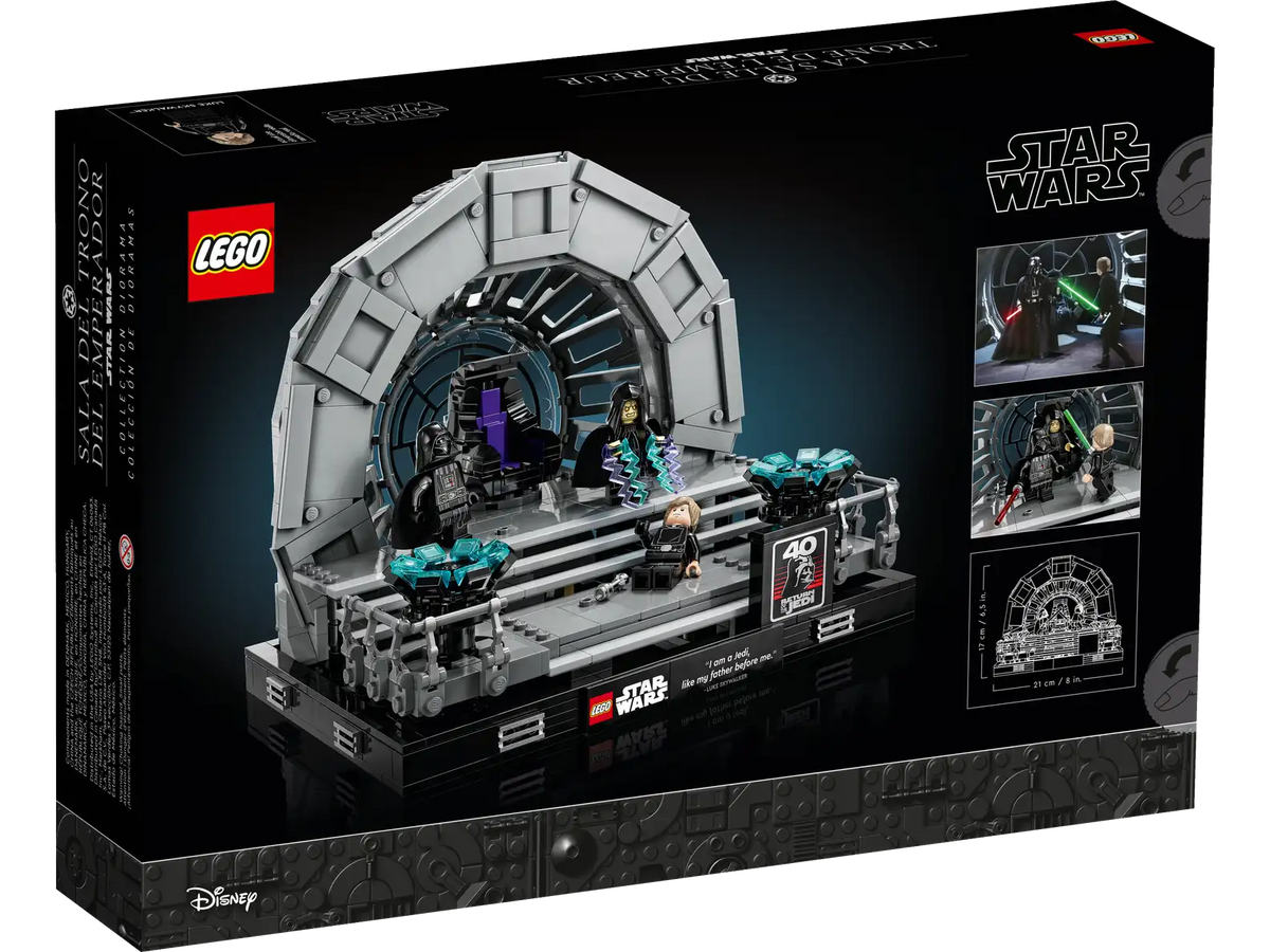 LEGO Star Wars 75352 Emperor’s Throne Room Diorama product image 2, provided for visual reference and product detail review