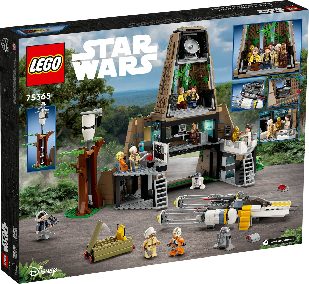 LEGO Star Wars 75365 A New Hope Yavin 4 Rebel Base product image 2, provided for visual reference and product detail review