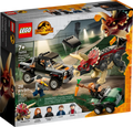 LEGO Jurassic World 76950 Triceratops Pickup Truck Ambush product image 1, provided for visual reference and product detail