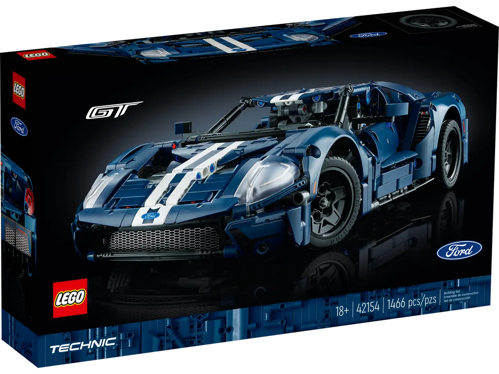 LEGO Technic 42154 2022 Ford GT product image 1, provided for visual reference and product detail review