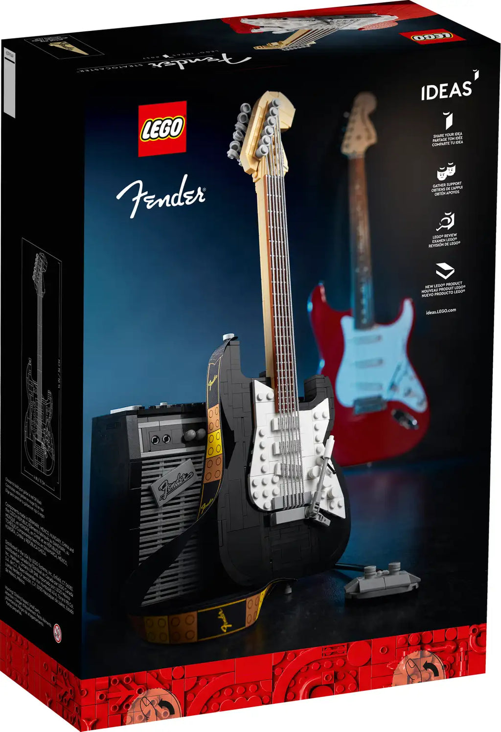 LEGO Ideas 21329 Fender® Stratocaster™ product image 2, provided for visual reference and product detail review