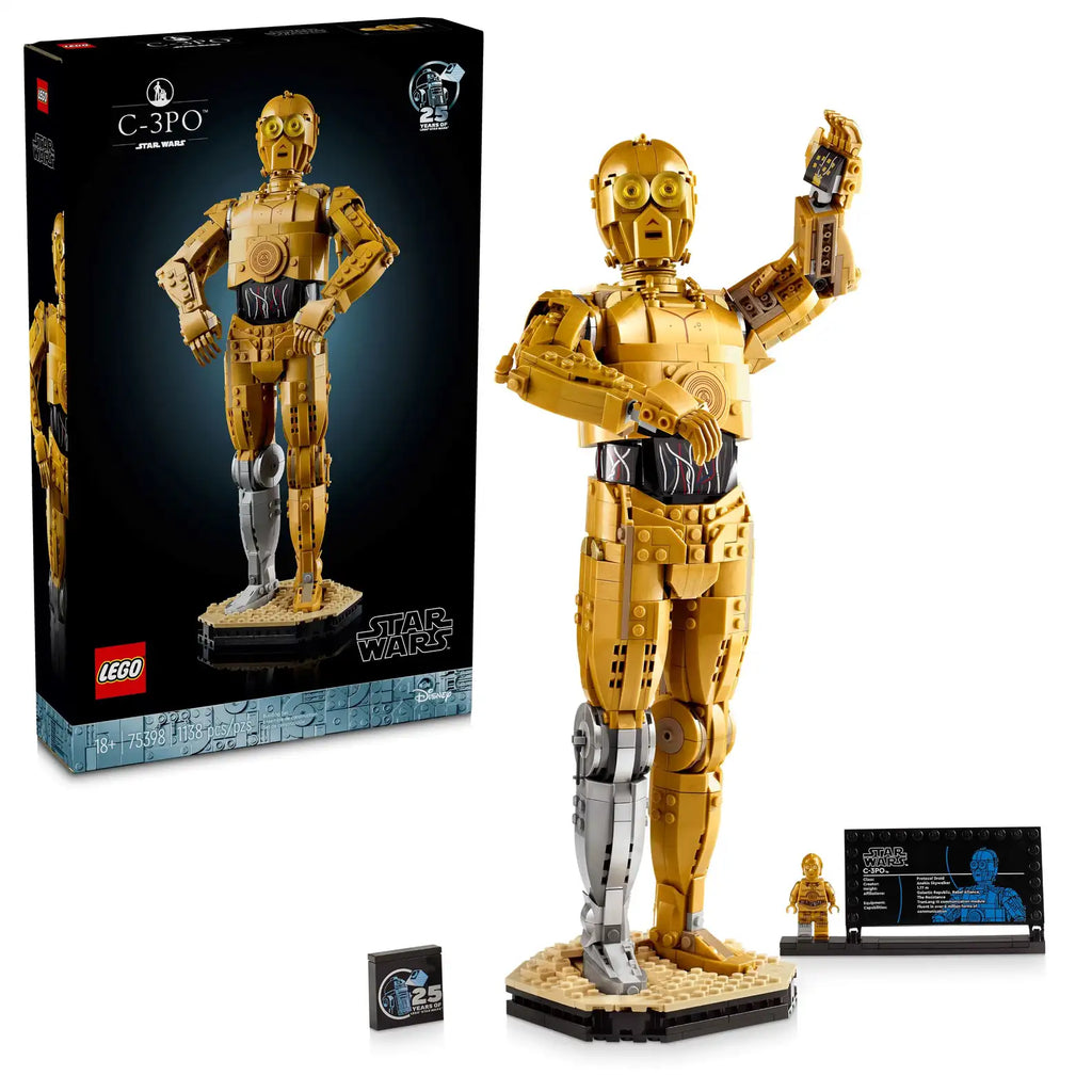 LEGO Star Wars 75398 C-3PO product image 1, provided for visual reference and product detail review