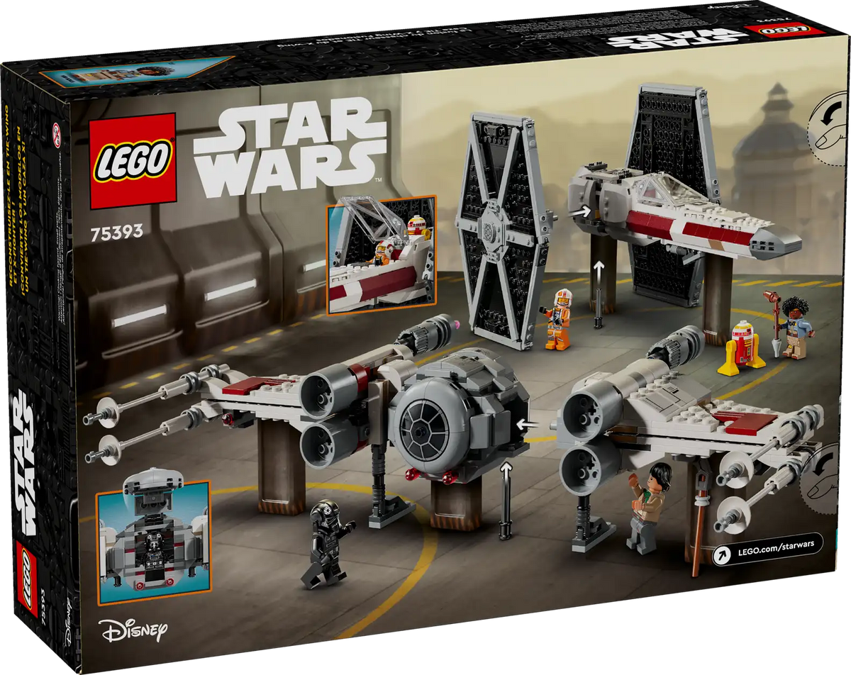 LEGO Star Wars 75393 TIE Fighter & X-Wing Mash-up product image 2, provided for visual reference and product detail review