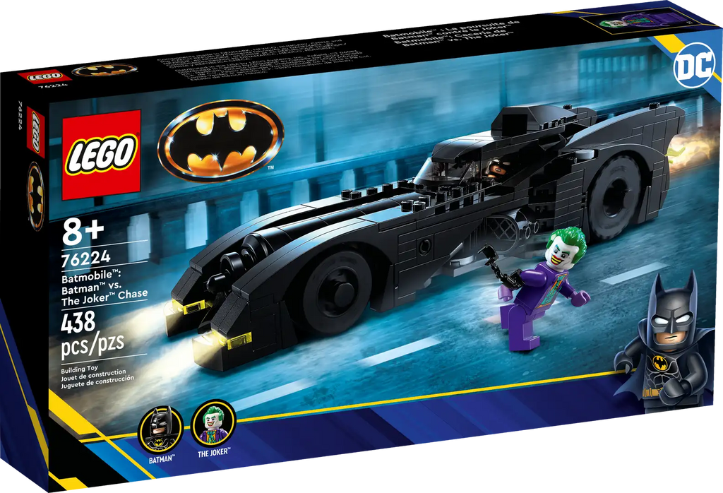LEGO DC 76224 Batmobile: Batman vs. The Joker Chase product image 1, provided for visual reference and product detail review
