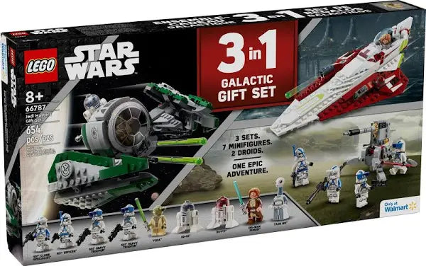LEGO Star Wars 66787 Jedi Masters Gift Set 3in1 product image 1, provided for visual reference and product detail review