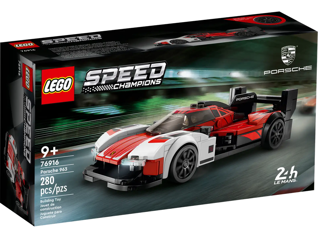 LEGO Speed Champions 76916 Porsche 963 product image 1, provided for visual reference and product detail review